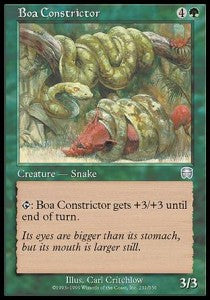 Boa Constrictor - Mercadian Masques (Uncommon) [MMQ-231] Main image