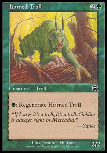 Horned Troll - Mercadian Masques (Common) [MMQ-251] Main image