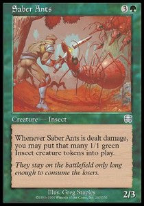 Saber Ants - Mercadian Masques (Uncommon) [MMQ-267] Main image