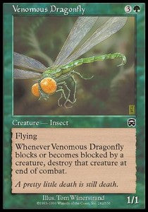 Venomous Dragonfly - Mercadian Masques (Common) [MMQ-282] Hoofdafbeelding