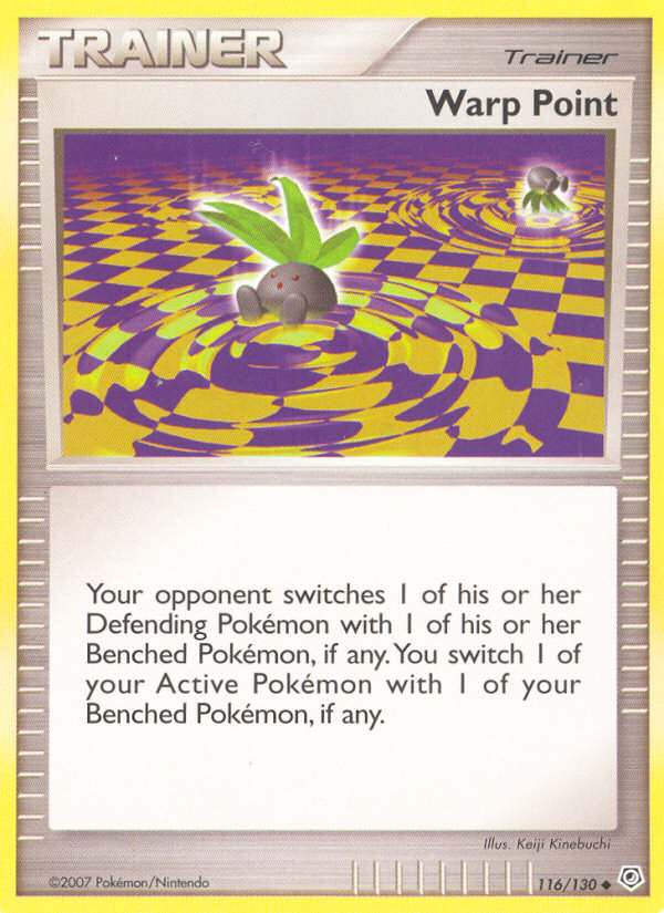 Warp Point – Diamond & Pearl 116 – Pokémon TCG single card Hoofdafbeelding