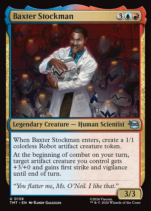 Baxter Stockman – Teenage Mutant Ninja Turtles (TMT-139) Magic: The Gathering card | LC-REM-20260804-15621006819660-117b1341-2cf0-466e-b3a8-7e1afa42cd4c