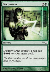 Deconstruct - Mirrodin (Common) [MRD-118] Hoofdafbeelding