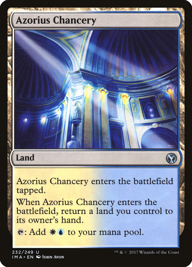 Azorius Chancery - Iconic Masters (Uncommon) [IMA-232] Imagen principal del producto
