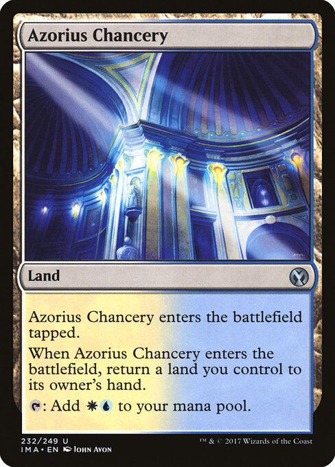 Azorius Chancery – Iconic Masters (IMA-232) Magic: The Gathering card | LC-REM-20260804-15681704460620-118fd026-3777-4ce4-bea9-6fdfa05e7110