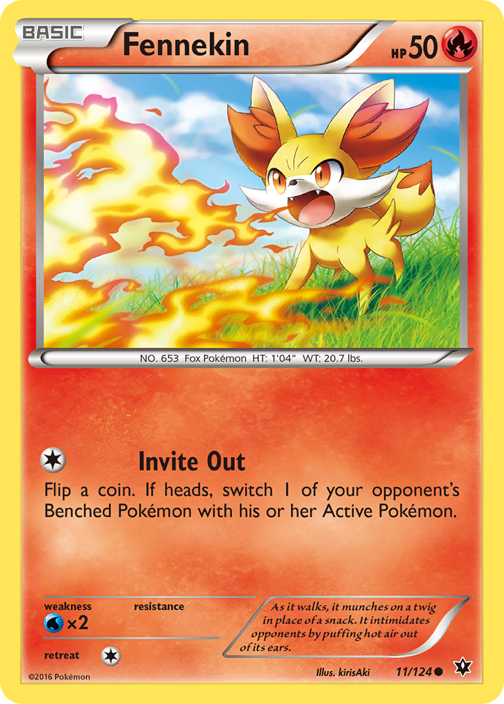 Fennekin – Fates Collide 11 – Pokémon TCG single card Hoofdafbeelding