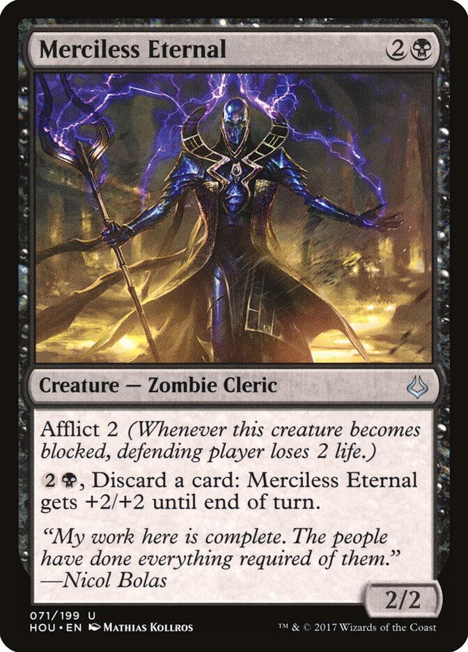 Merciless Eternal - Hour of Devastation (Uncommon) [HOU-71]