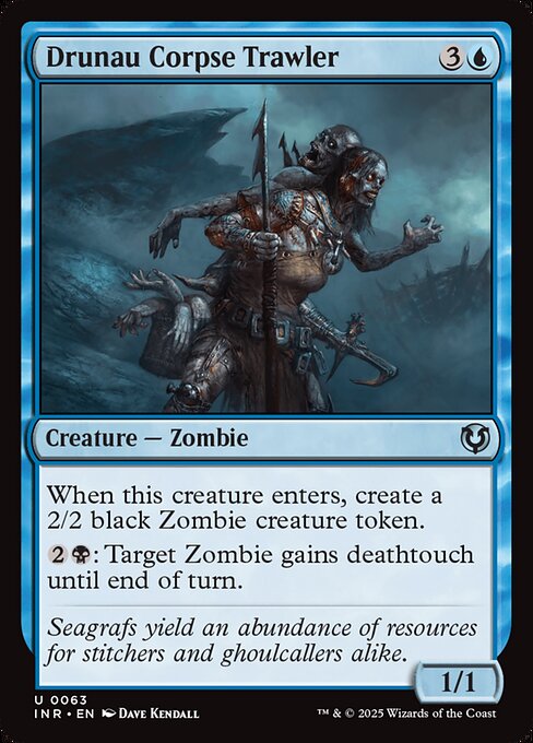 Drunau Corpse Trawler – Innistrad Remastered (INR-63) Magic: The Gathering card