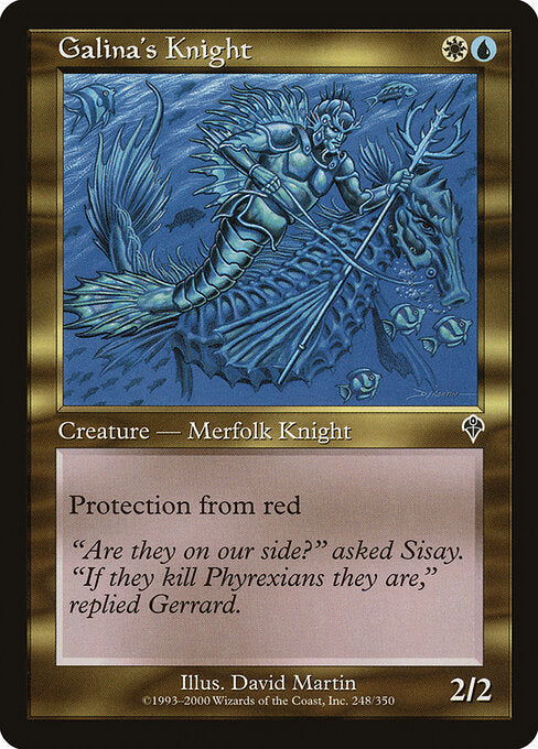 Galina's Knight – Invasion (INV-248) Magic: The Gathering card | LC-REM-20260804-15520653803852-11b492d6-5e28-4f4b-942c-080d03cb0e92