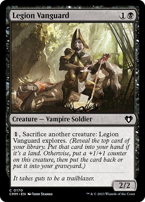 Legion Vanguard – Commander Masters (CMM-170) Magic: The Gathering card Main image