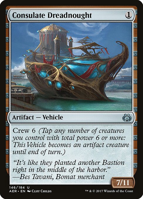 Consulate Dreadnought – Aether Revolt (AER-146) Magic: The Gathering card