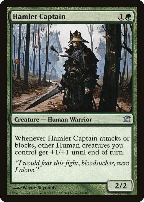 Hamlet Captain – Innistrad (ISD-187) Magic: The Gathering card