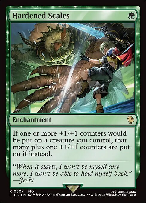 Hardened Scales – Final Fantasy Commander (FIC-307) Magic: The Gathering card | LC-REM-20260804-15339576426828-1219d294-22b3-45de-91d9-8d80e27c2fd6