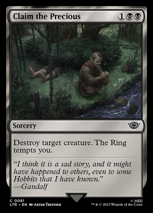 Claim the Precious – The Lord of the Rings: Tales of Middle-earth (LTR-81) Magic: The Gathering card | LC-REM-20260804-15150952284492-121c12c4-83ea-463e-8fdf-30718968a2bd Immagine principale del prodotto