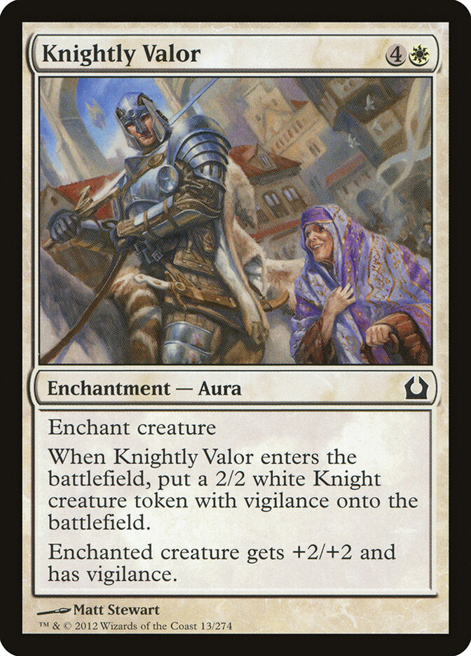 Knightly Valor - Return to Ravnica (Common) [RTR-13]