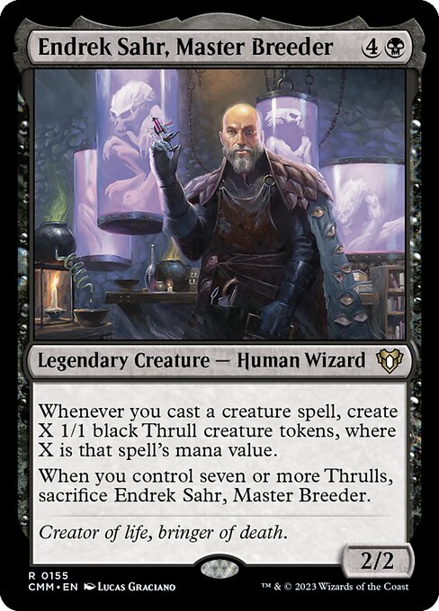 Endrek Sahr, Master Breeder – Commander Masters (CMM-155) Magic: The Gathering card Main image