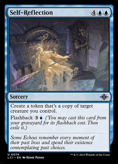 Self-Reflection – The Lost Caverns of Ixalan (LCI-74) Magic: The Gathering card