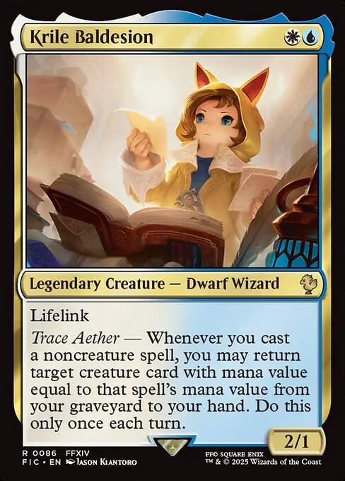 Krile Baldesion – Final Fantasy Commander (FIC-86) Magic: The Gathering card | LC-REM-20260804-15339603788108-125dd19b-98a0-49d9-a870-63214255e12a