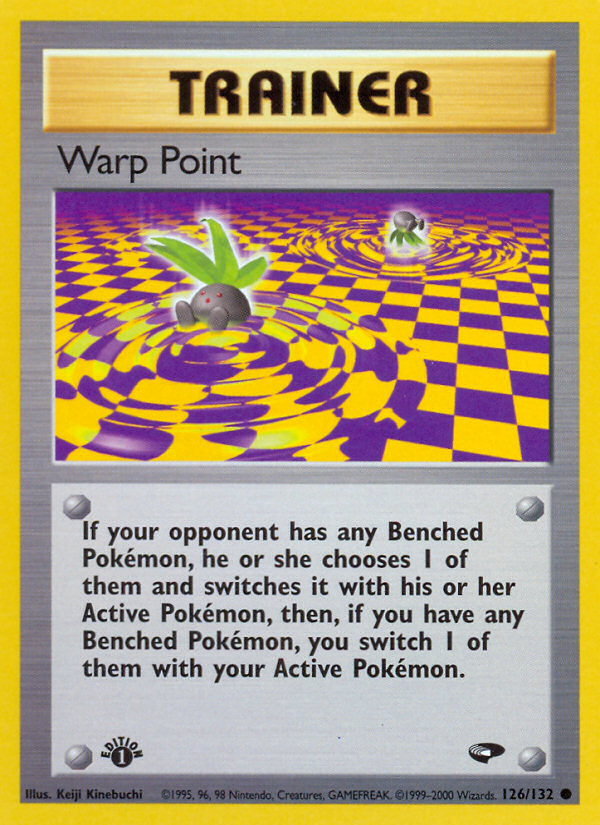 Warp Point – Gym Challenge 126 – Pokémon TCG single card Hoofdafbeelding