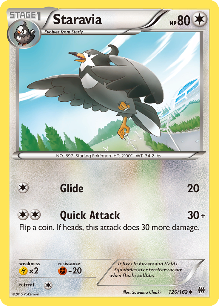 Staravia – BREAKthrough 126 – Pokémon TCG single card Hoofdafbeelding