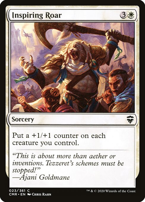 Inspiring Roar – Commander Legends (CMR-23) Magic: The Gathering card
