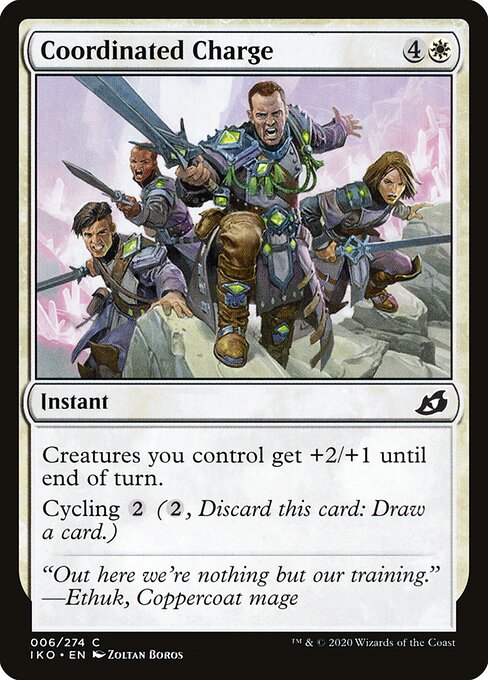 Coordinated Charge – Ikoria: Lair of Behemoths (IKO-6) Magic: The Gathering card