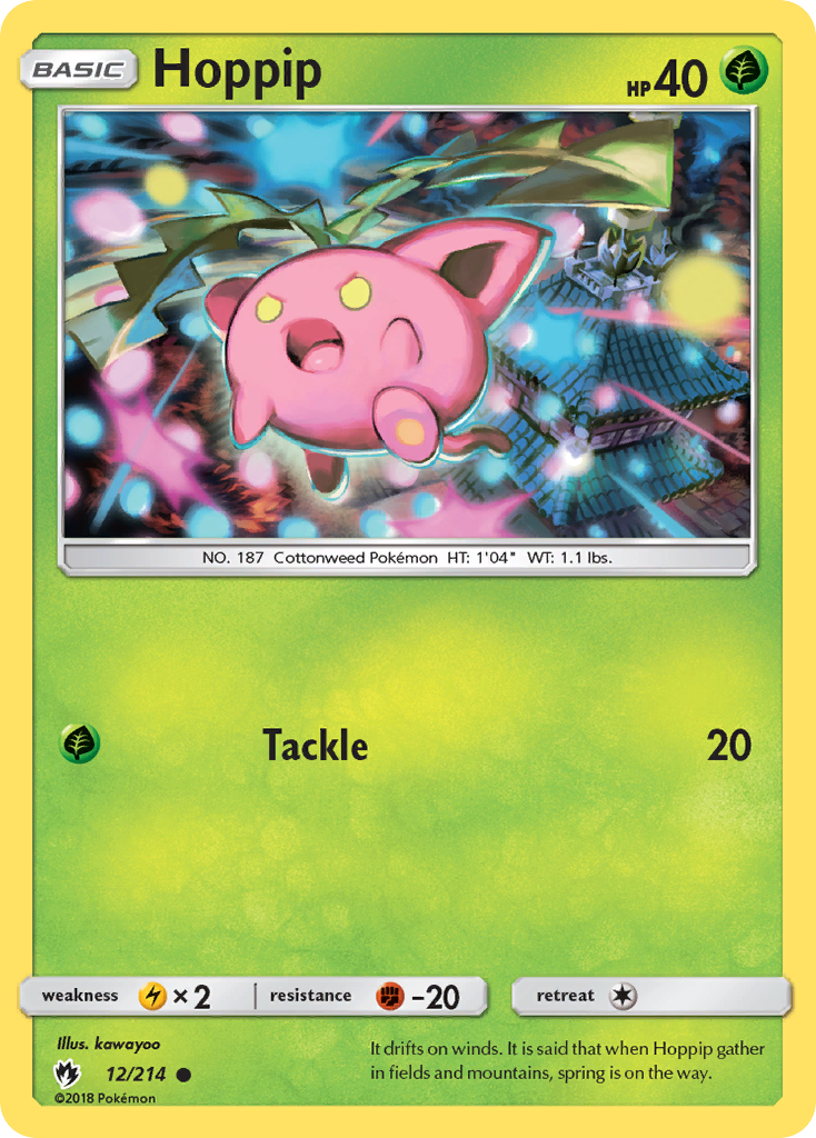 Hoppip – Lost Thunder 12 – Pokémon TCG single card Hoofdafbeelding