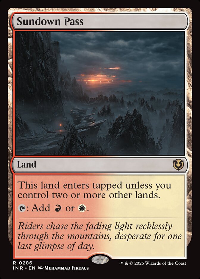 Sundown Pass - Innistrad Remastered (Rare) [INR-286] Hoofdafbeelding