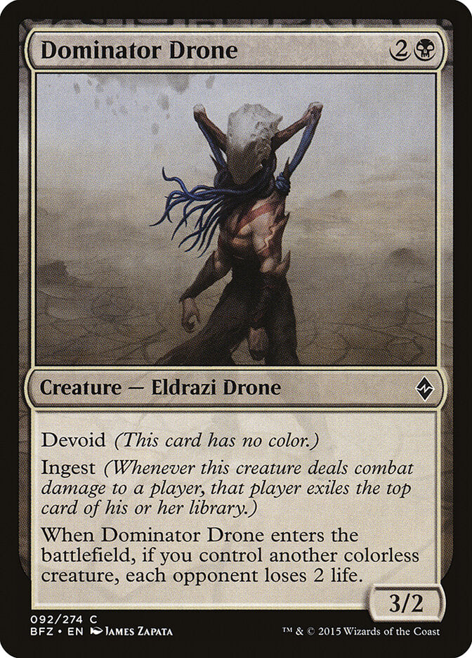 Dominator Drone - Battle for Zendikar (Common) [BFZ-92] Image principale du produit