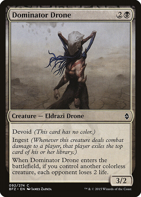 Dominator Drone – Battle for Zendikar (BFZ-92) Magic: The Gathering card