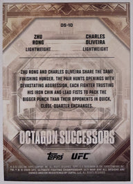 Achterzijde – Zhu Rong / Charles Oliveira [OS-10] – 2026 Topps Knockout UFC | Lichcards
