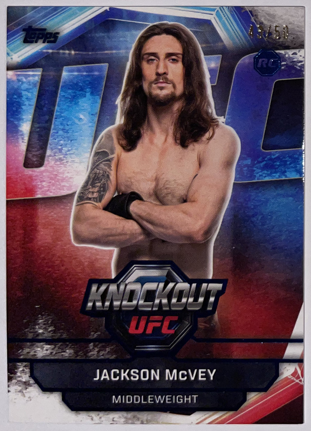 Voorzijde – Jackson McVey [39] – 2026 Topps Knockout UFC – Near Mint