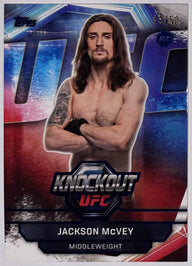 Voorzijde – Jackson McVey [39] – 2026 Topps Knockout UFC | Lichcards