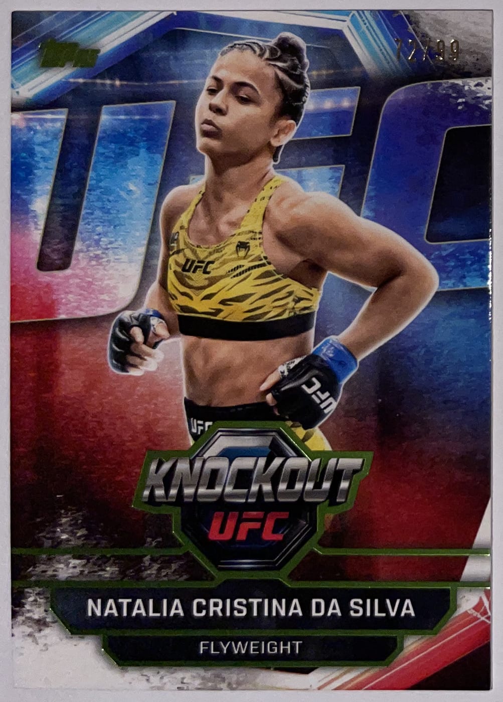 Voorzijde – Natalia Cristina da Silva [23] – 2026 Topps Knockout UFC | Lichcards