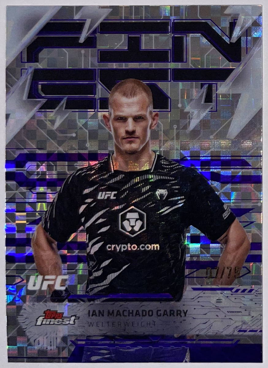 Voorzijde – Ian Machado Garry [204] – 2025 Topps Finest UFC | Lichcards Immagine principale del prodotto