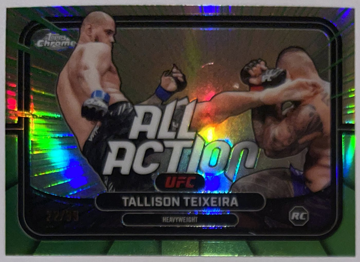 Voorzijde – Tallison Teixeira [AA-22] – 2026 Topps Chrome UFC | Lichcards Hoofdafbeelding