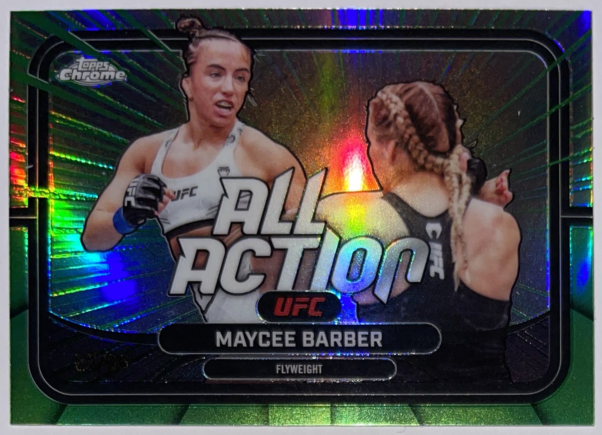 Voorzijde – Maycee Barber [AA-21] – 2026 Topps Chrome UFC | Lichcards