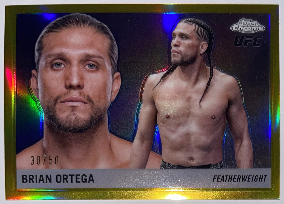Voorzijde – Brian Ortega [55T-15] – 2025 Topps Chrome UFC | Lichcards