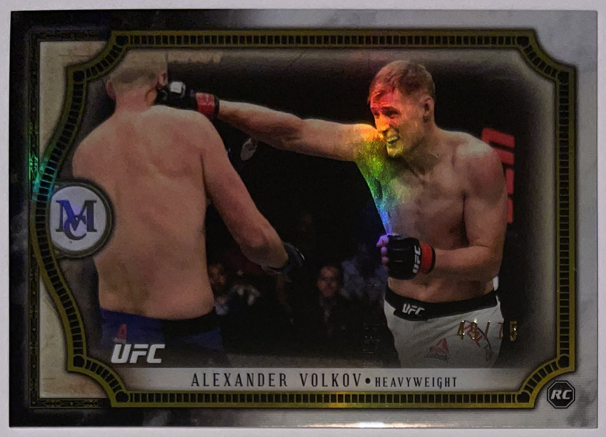 Voorzijde – Alexander Volkov [29] – 2018 Topps Museum Collection UFC | Lichcards Hoofdafbeelding