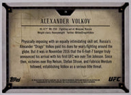 Achterzijde – Alexander Volkov [29] – 2018 Topps Museum Collection UFC | Lichcards