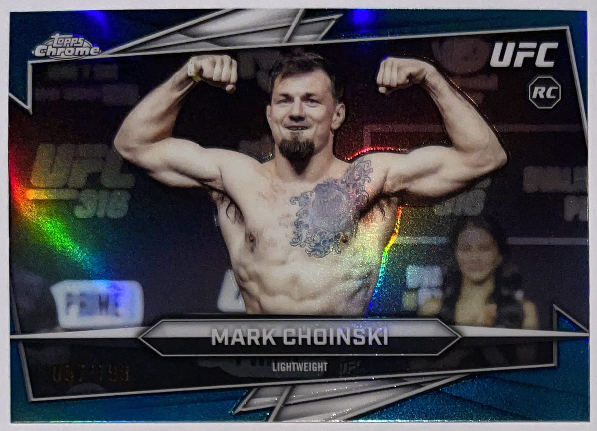 Voorzijde – Mark Choinski [102] – 2026 Topps Chrome UFC | Lichcards Hoofdafbeelding