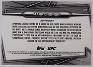 Achterzijde – Mark Choinski [102] – 2026 Topps Chrome UFC | Lichcards