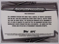 Achterzijde – Jack Della Maddalena [75] – 2026 Topps Chrome UFC | Lichcards