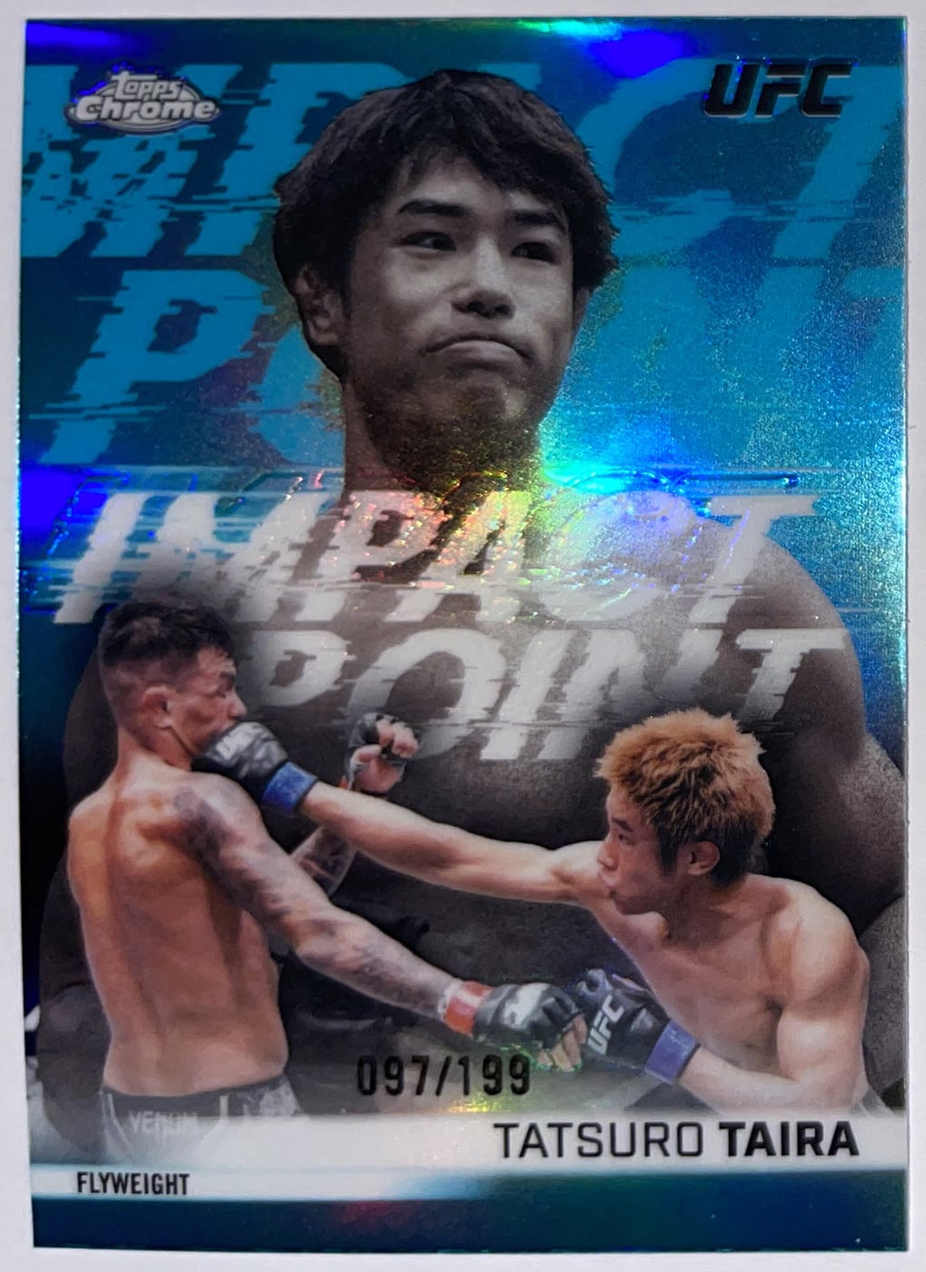 Voorzijde – Tatsuro Taira [IP-10] – 2026 Topps Chrome UFC | Lichcards Image principale du produit