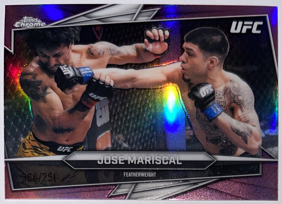 Voorzijde – Jose Mariscal [130] – 2026 Topps Chrome UFC | Lichcards Hoofdafbeelding