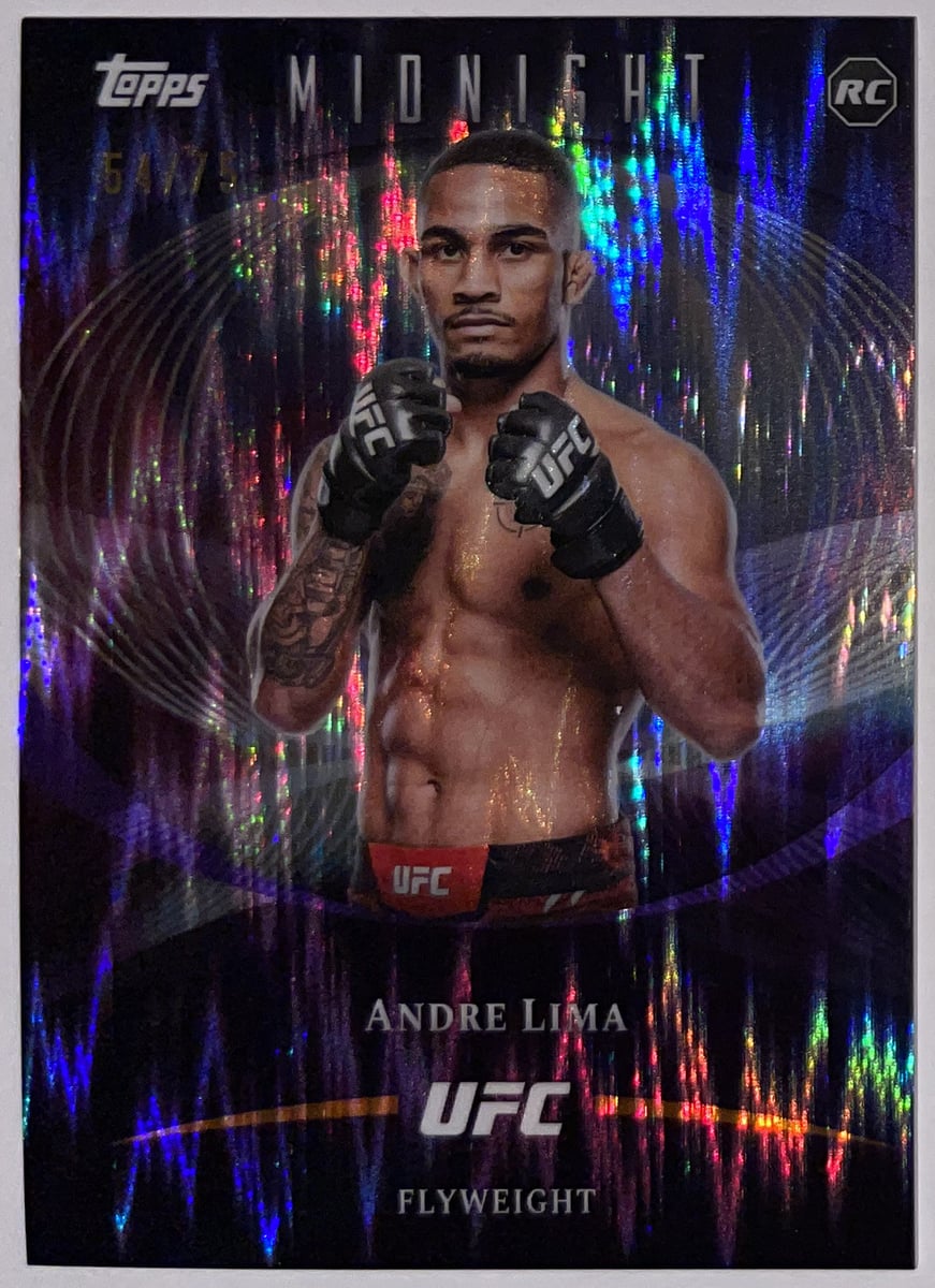 Voorzijde – Andre Lima [61] – 2026 Topps Midnight UFC | Lichcards Hoofdafbeelding