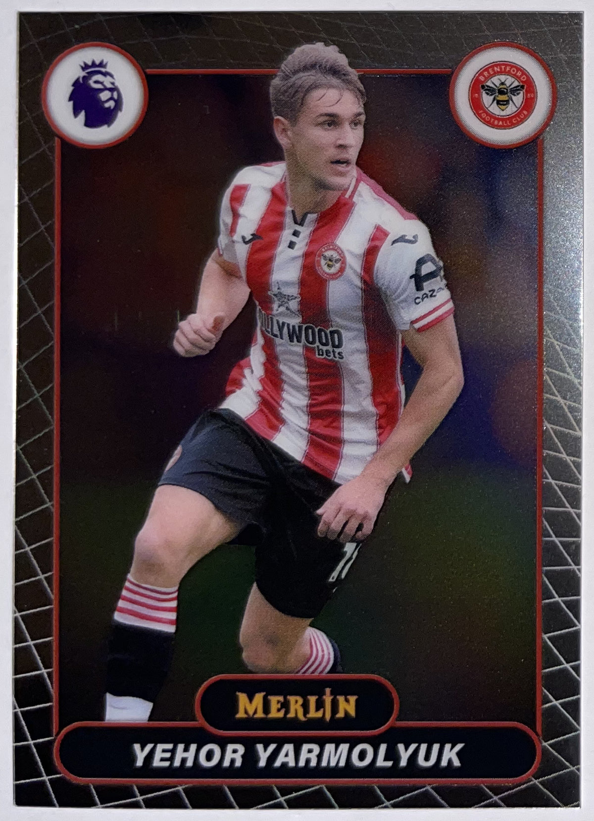 Voorzijde – Yehor Yarmolyuk [40] – Topps Merlin Premier League 2025/26 – Near Mint Imagen principal del producto