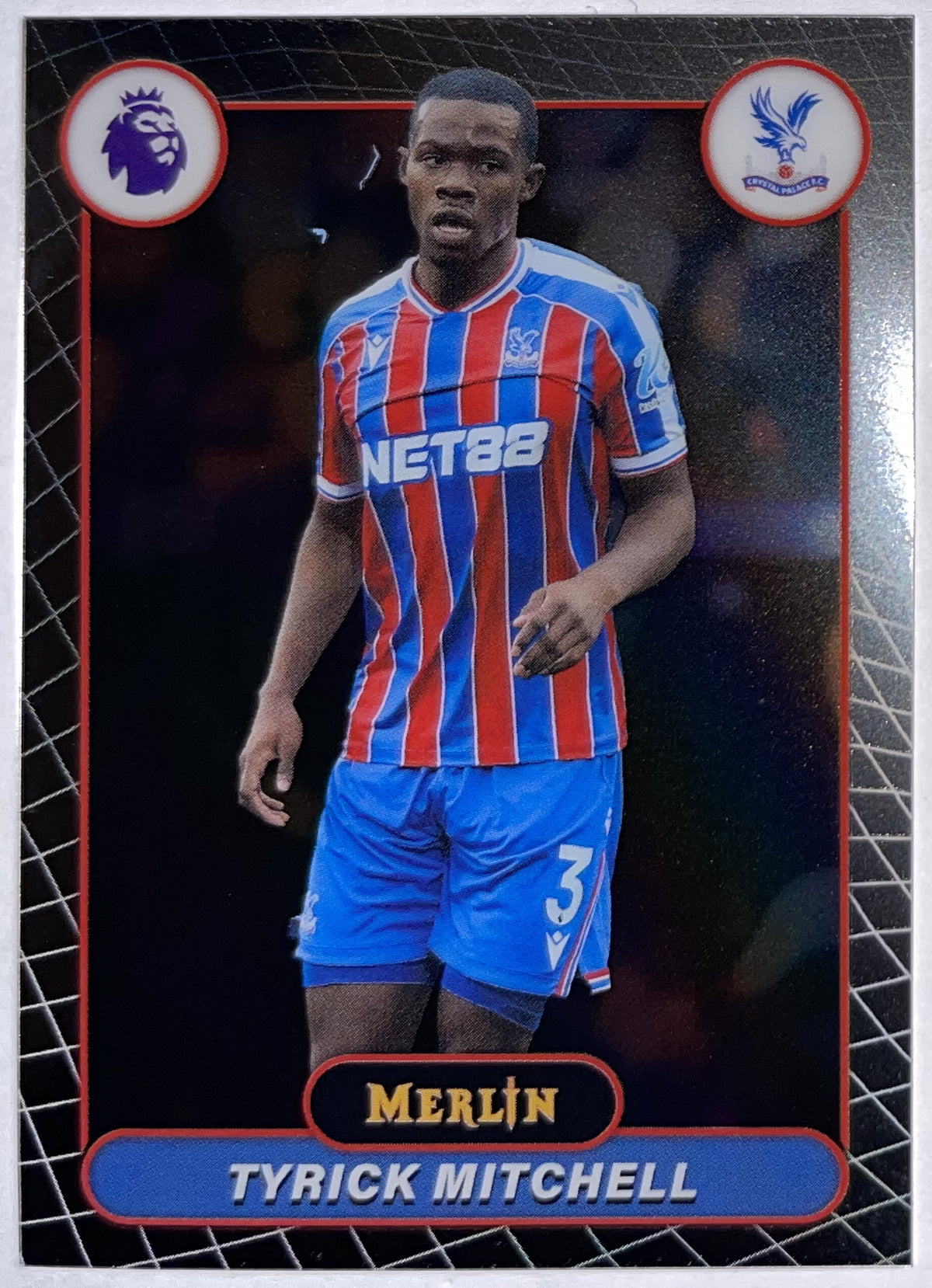 Voorzijde – Tyrick Mitchell [79] – Topps Merlin Premier League 2025/26 – Near Mint Imagen principal del producto