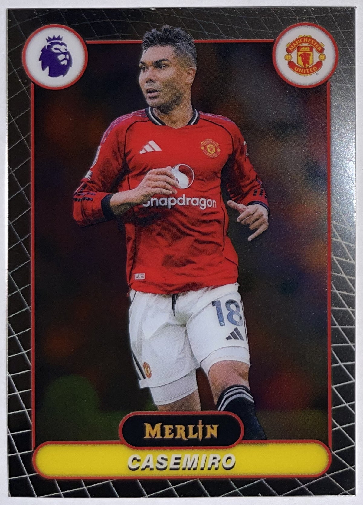 Voorzijde – Casemiro [137] – Topps Merlin Premier League 2025/26 – Near Mint Imagen principal del producto
