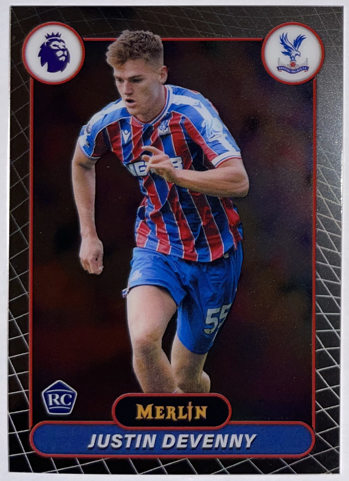 Voorzijde – Justin Devenny [73] – Topps Merlin Premier League 2025/26 – Near Mint